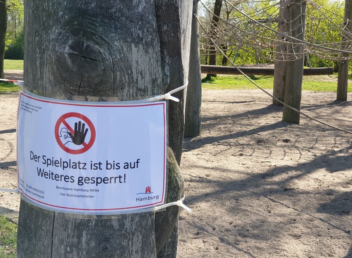 Corona Spielplatz Hamburg