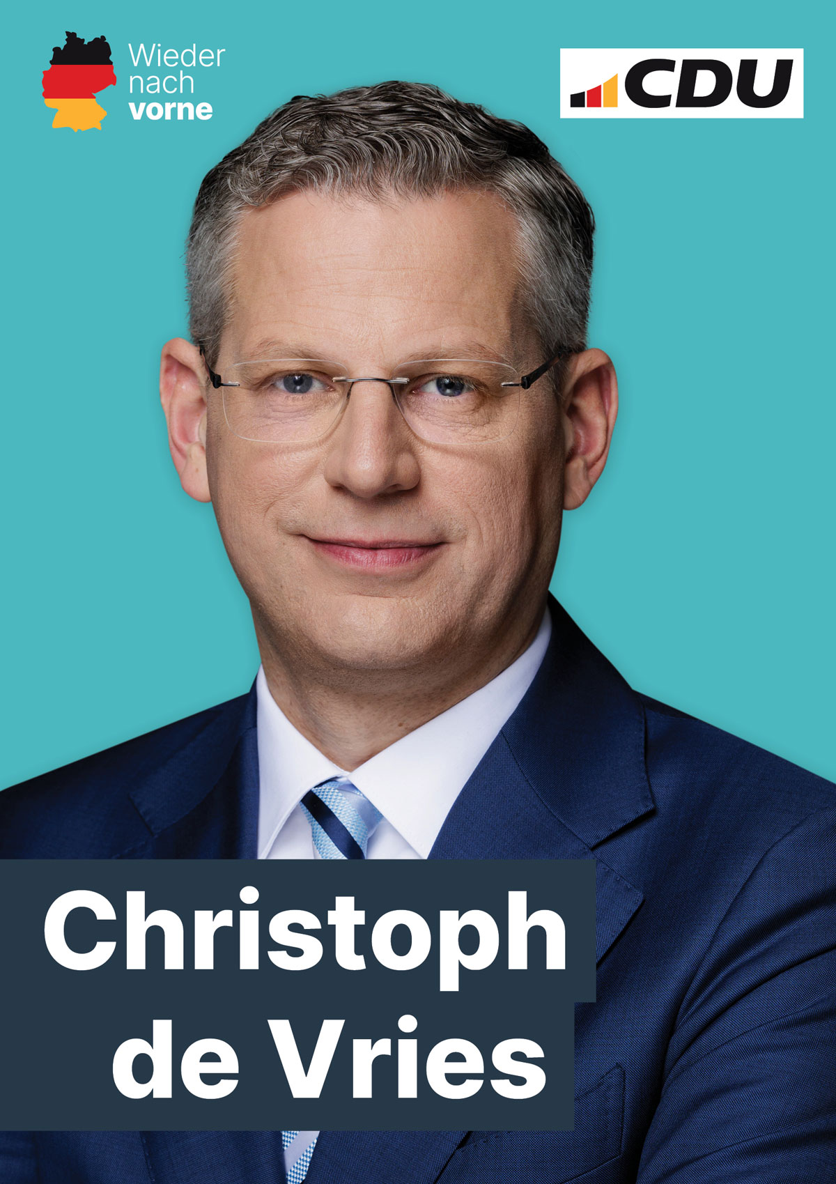 Christoph de Vries, CDU-Landesliste Platz 3