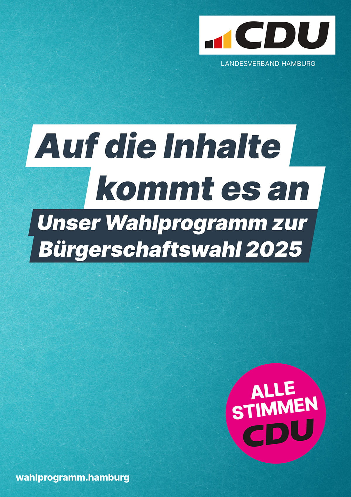 Unser Wahlprogramm