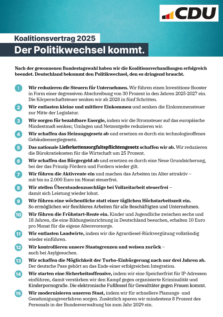 Wir bringen Deutschland wieder nach vorne