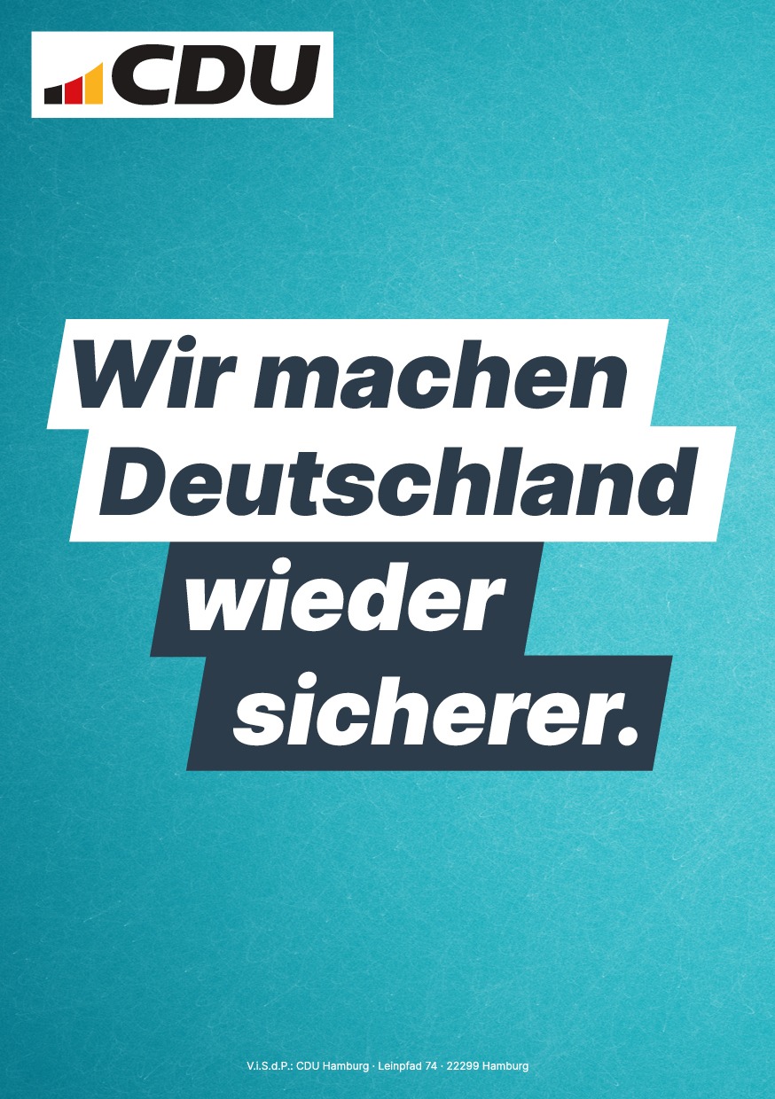 Wir machen Deutschland sicherer