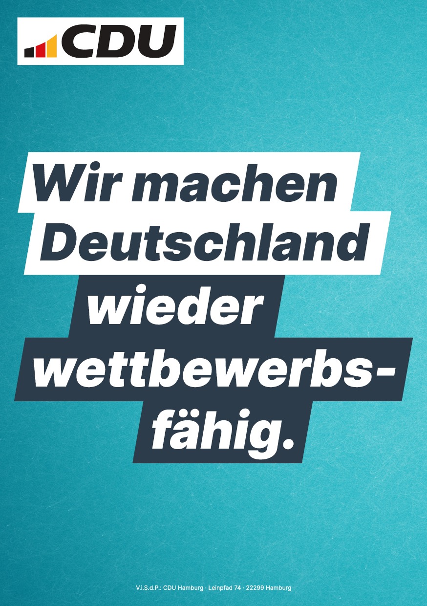 Wir machen Deutschland wieder wettbewerbsfähig